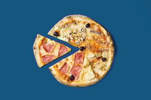 Mittagskracher Pizza Quattro Stagioni ø 30cm