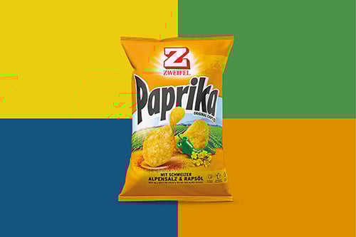 Paprika Chips von Zweifel
