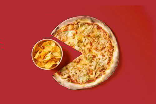 Pizza Chicken & Chips ø 23cm