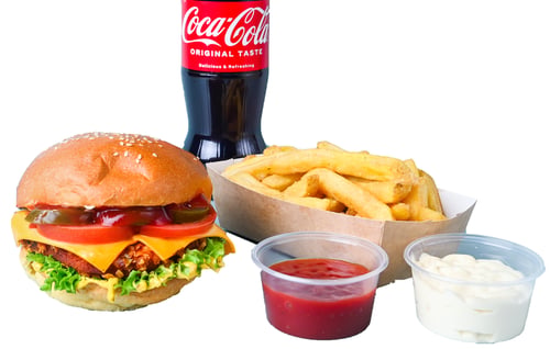 Spicy Chicken Burger Menü