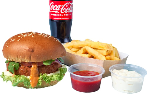 Veggie Burger Menü