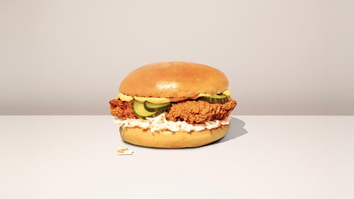 Coleslaw Chicken Burger