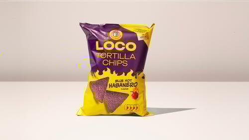 Blue Hot Habanero Tortilla (100g)