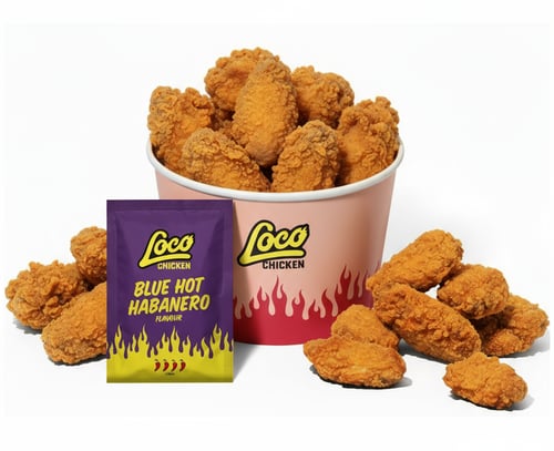 Blue Hot Habanero Wings