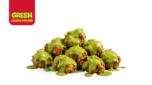Green Chicken Popcorn