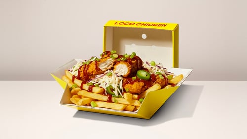 Loaded Korean Coleslaw Fries