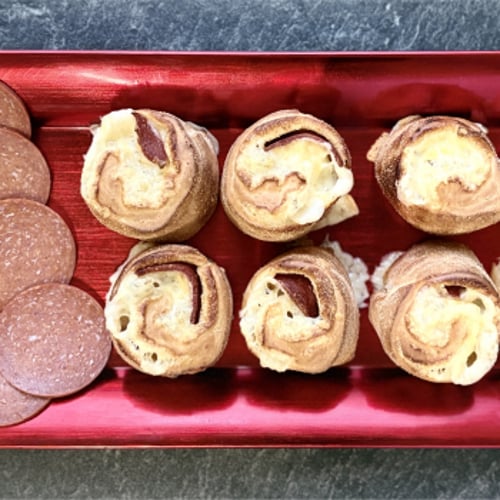 Pizzabrötchen Sucuk