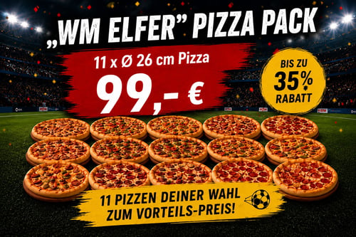 11er Pizzen WM Paket