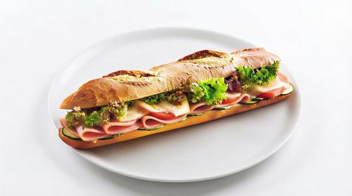 Schinken Baguette