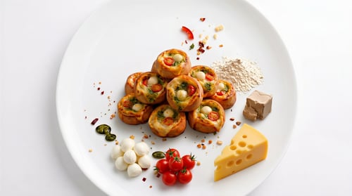 Pizzabrötchen Caprese