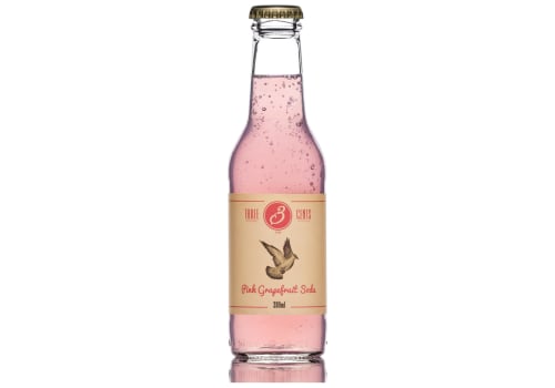 Three Cents Pink Grapefruit Soda
