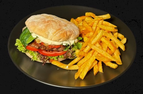 saftige Burger im Menü