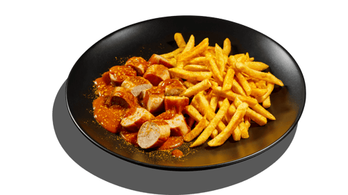Currywurst im Menü