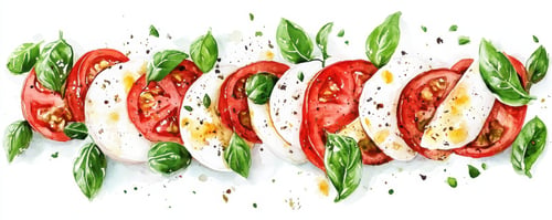 Tomate-Mozzarella Teller