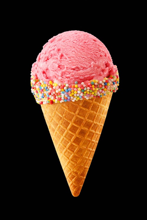  1-Eis-KUGEL-Waffel