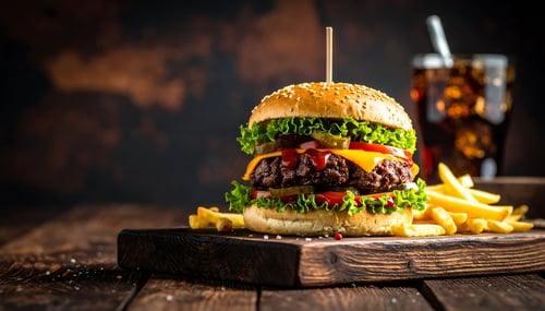 Hamburger  Menü 16,50€