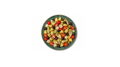 Salat mit Crevetten