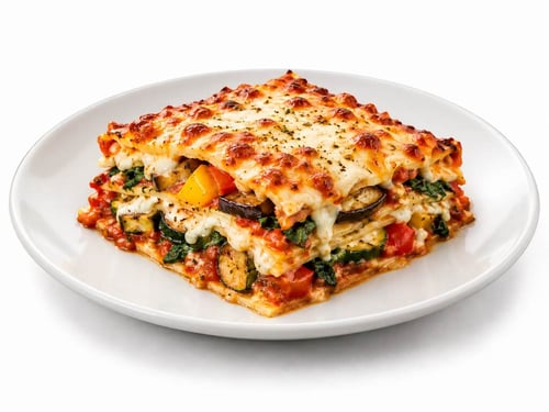 Hausgemachte Vegetarische Lasagna