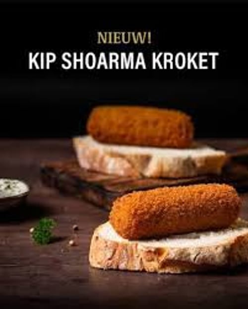 Kip shoarma kroket
