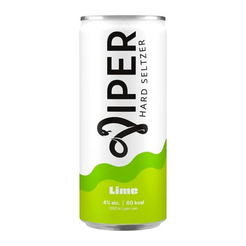 Viper hard seltzer Lime
