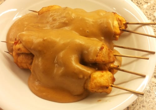 Kipsaté (3 stokjes)