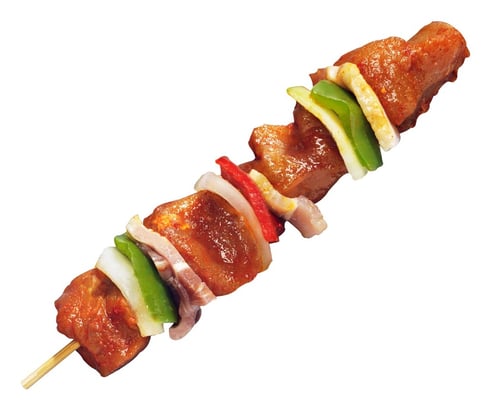 Shaslick met shaslicksaus