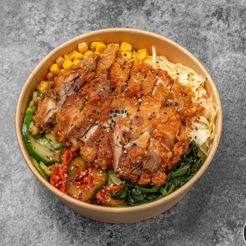 Crispy Chicken Teriyaki Bowl (L)