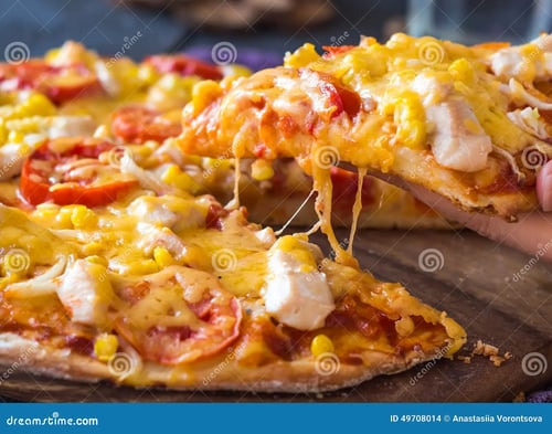 Pizza Hahnchenfilet                                                                                                                                                    