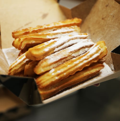 Churros met kaneelsuiker