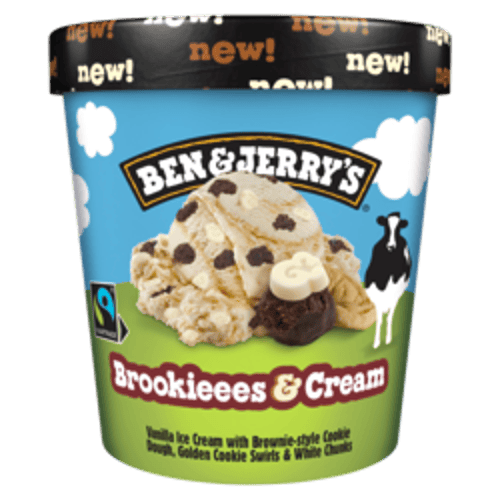Ben & Jerry's Brookieees & Cream  (465ml)