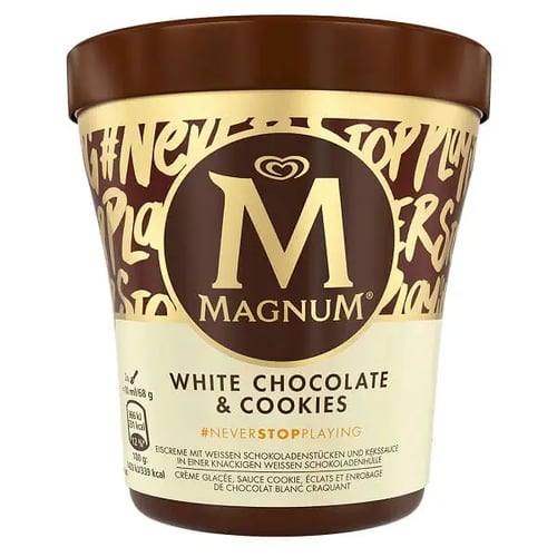 Magnum white chocolate & cookies 440ml