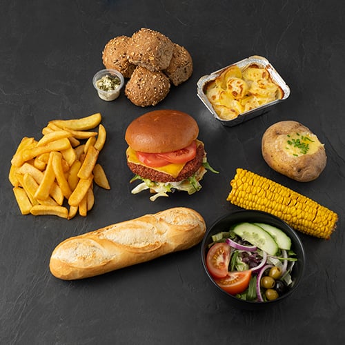 Cheese Vegaburger Menu