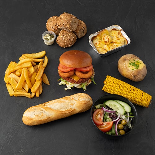 Cheese Onion Vegaburger Menu