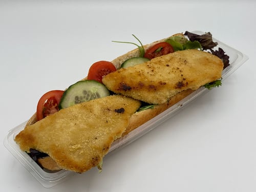 Broodje met  kipschnitzel