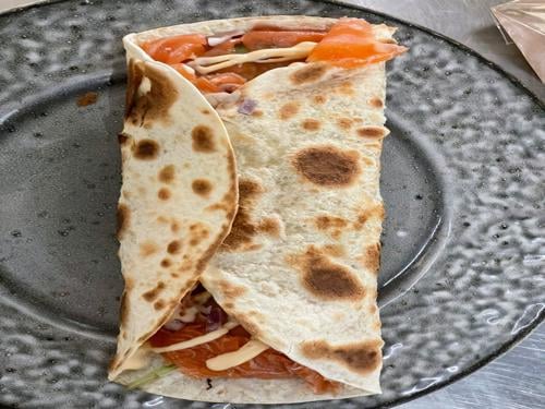 Zalm wrap
