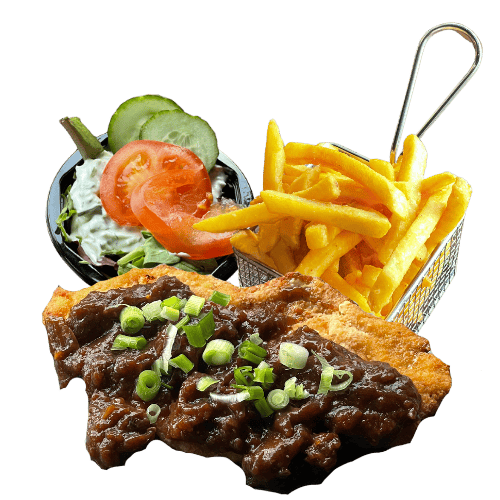 Belgische schnitzel menu