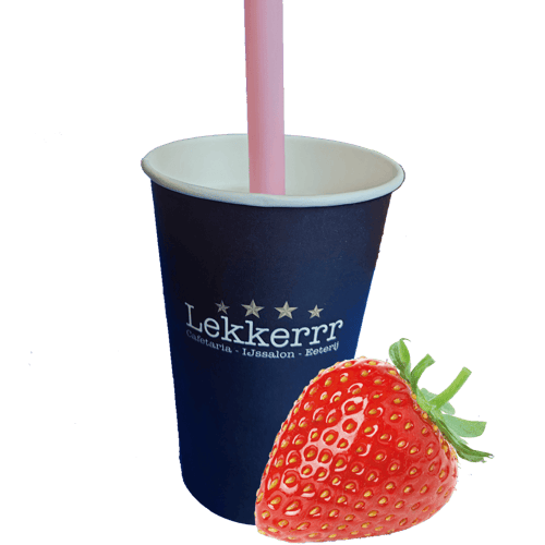 Milkshake aardbei Groot, 500ml