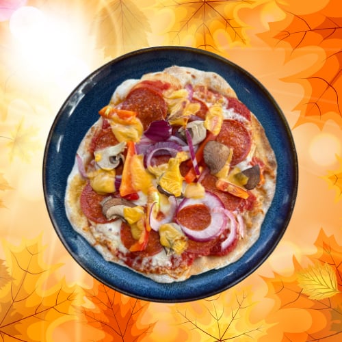 Kleine Pizza herfst