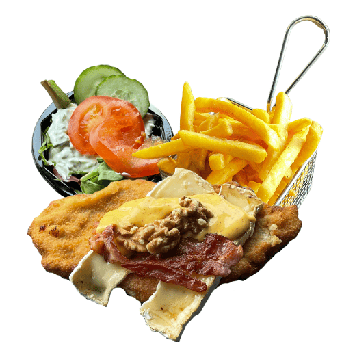 Franse schnitzel menu
