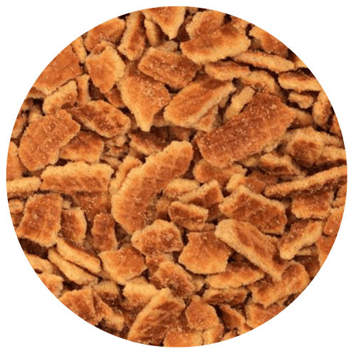 Stroopwafel stukjes in bakje