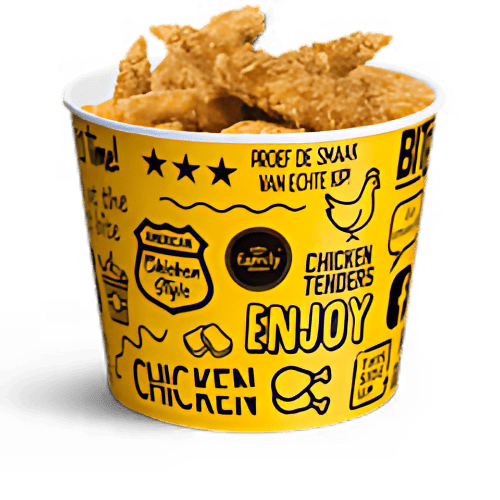 Bucket chicken strips 16 stuks