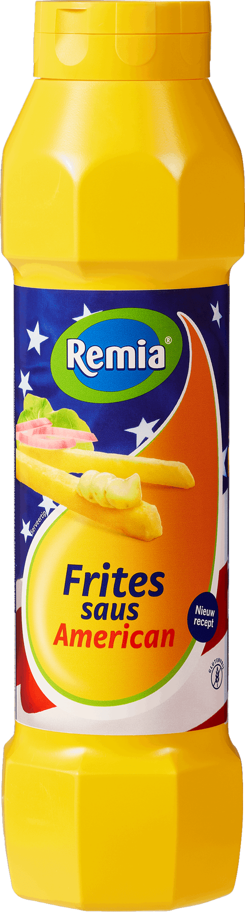 Fles American fritessaus 800ml