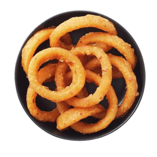 Spicy onion rings