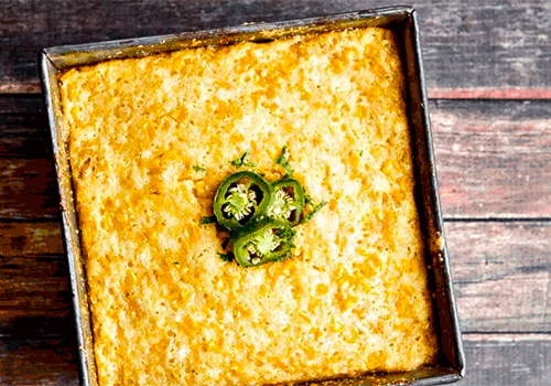 Ratatouille mit Sweet Corn Cake