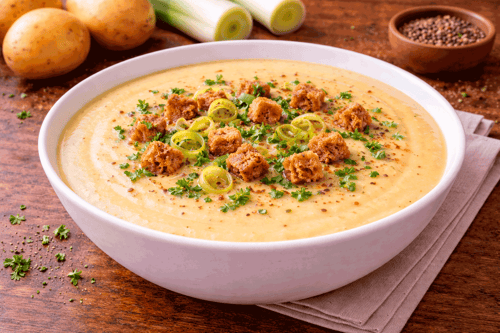 vegane Kartoffelsuppe 