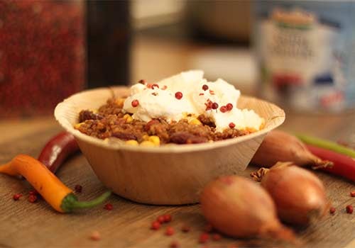 Chili con Carne mit Naturreis (M)