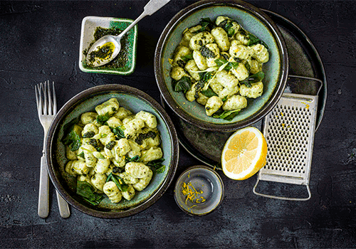 Gnocchis mit Bärlauch und Ricotta (M)