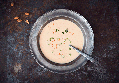 Frühlingszwiebel-Erdnuss-Suppe (XL)