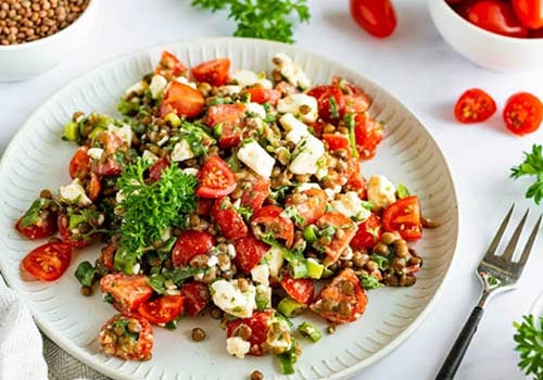 Linsensalat mit Feta (M)