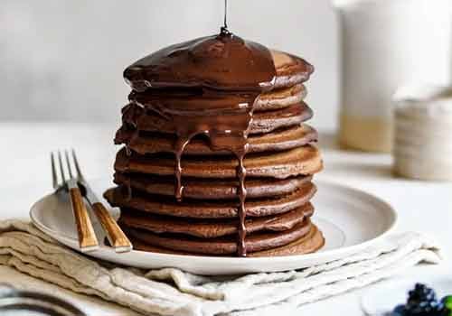 Pancake mit crunchy schweizer Schokolade (M)